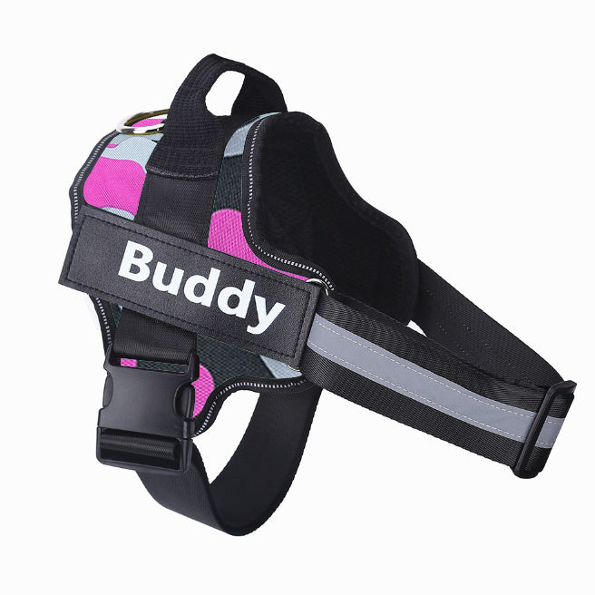 Custom No-Pull Reflective Dog Harness Adjustable Vest
