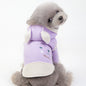 Velvet coat with hood for pets