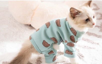 Clothes for Cats | British Shorthair Anti-Shed 4-Leg Outfit