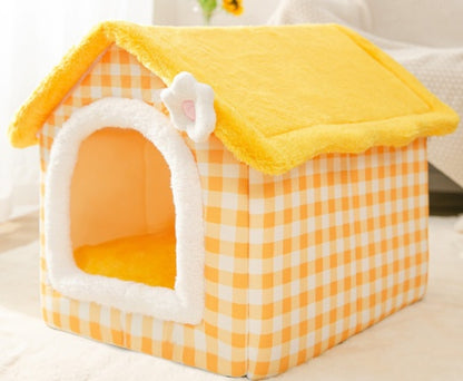 Warm Foldable Dog House - Winter Pet Bed & Cat Sofa