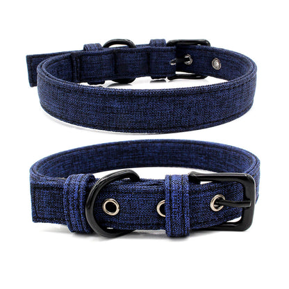 Pet Collar Double Layer Colorful Fabric