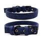 Pet Collar Double Layer Colorful Fabric