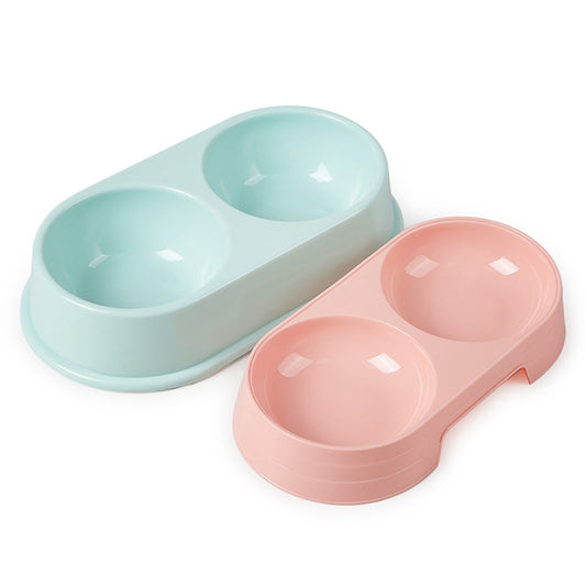 Double Pet Bowl for Food and Water