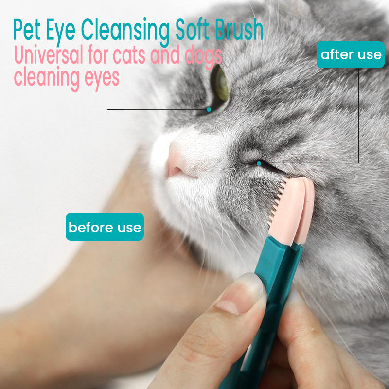 Rub Handheld Cat Eye Wipe Rub Poo Brush Cleaning