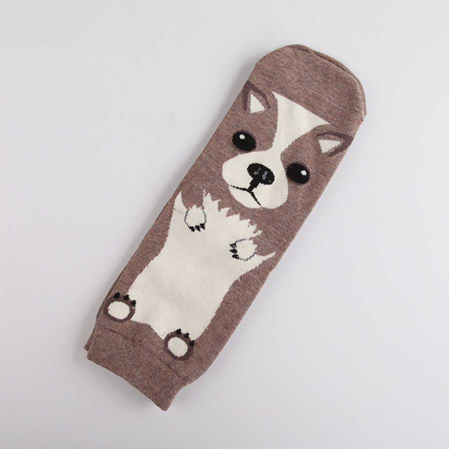 Cartoon Dog Socks for Women