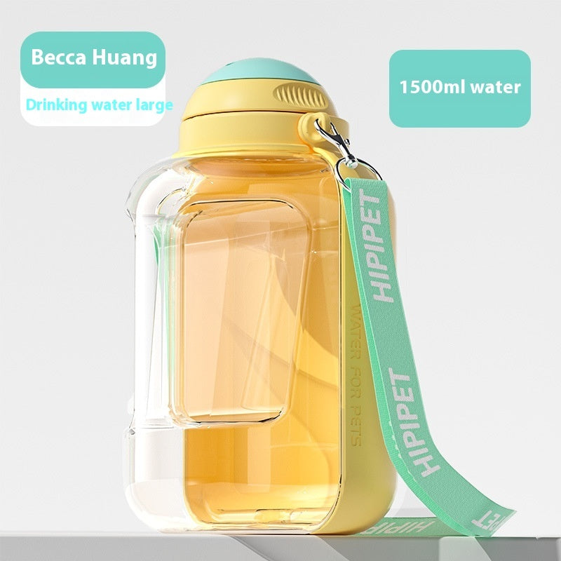 Large Capacity Pet Water Bottle for Outings