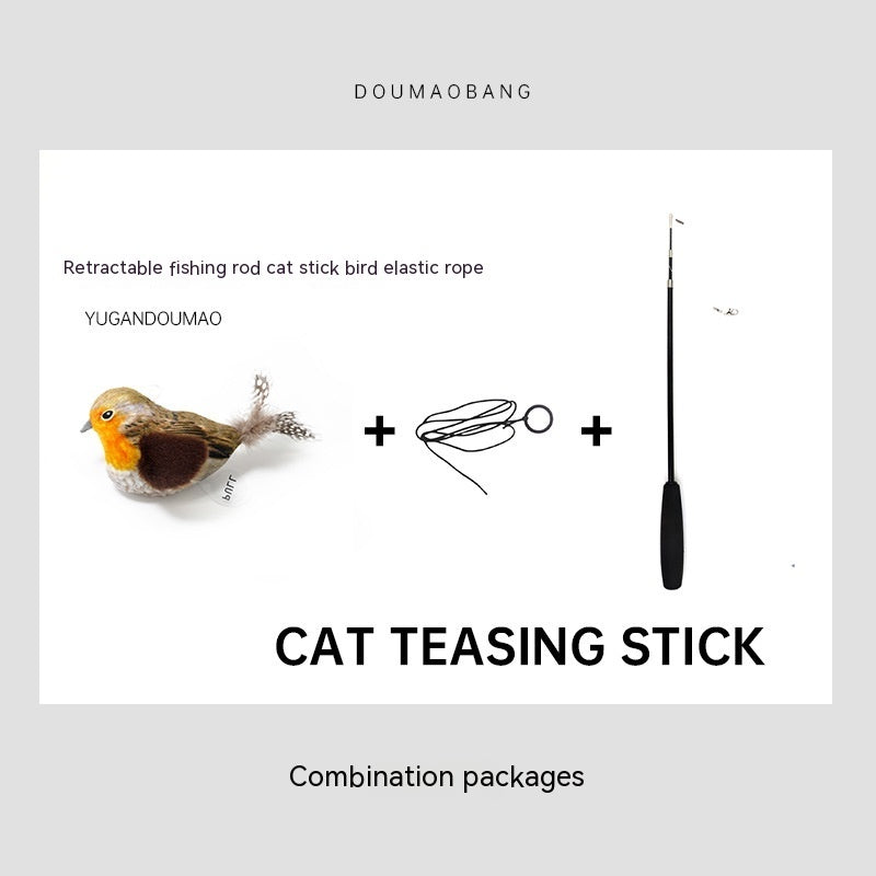 Plush Cat Toy for Stress Relief