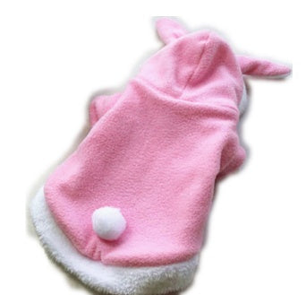 Adorable rabbit-ear shaped cotton jacket