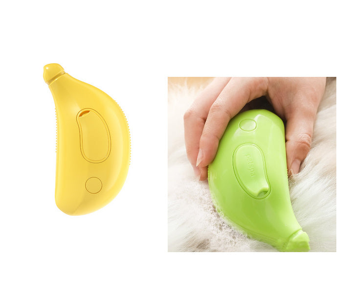 3-in-1 Pet Steam Brush: Groom, Remove Hair & Massage