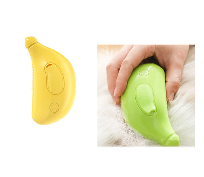 3-in-1 Pet Steam Brush: Groom, Remove Hair & Massage