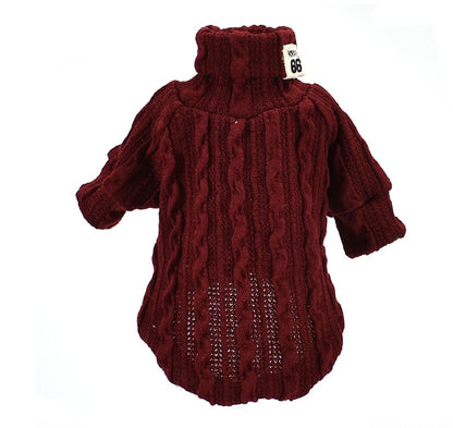 Warm long-sleeve cotton shirt with collar