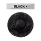 Warm Round Plush Pet Bed | Soft & Washable Fluffy Comfort