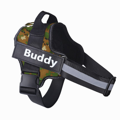 Custom No-Pull Reflective Dog Harness Adjustable Vest