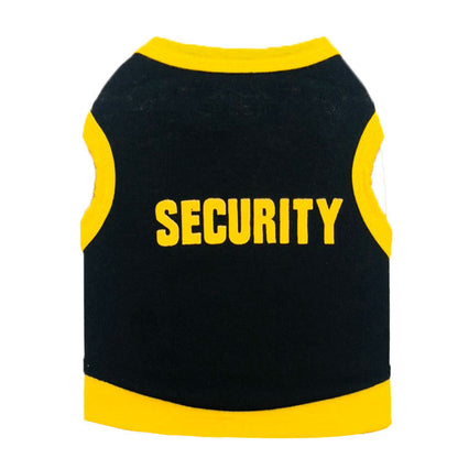 Cotton Printed Security Vest for Small Dogs