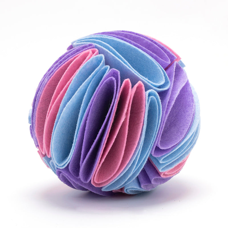 Foldable Dog Snuffle Ball | Pet IQ Training & Feeding Toy