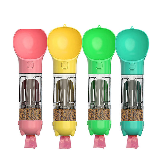 Pet Multi-functional Water Bottle 3 in 1
