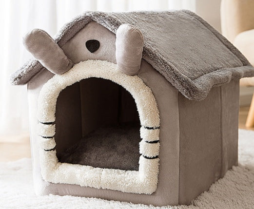 Warm Foldable Dog House - Winter Pet Bed & Cat Sofa