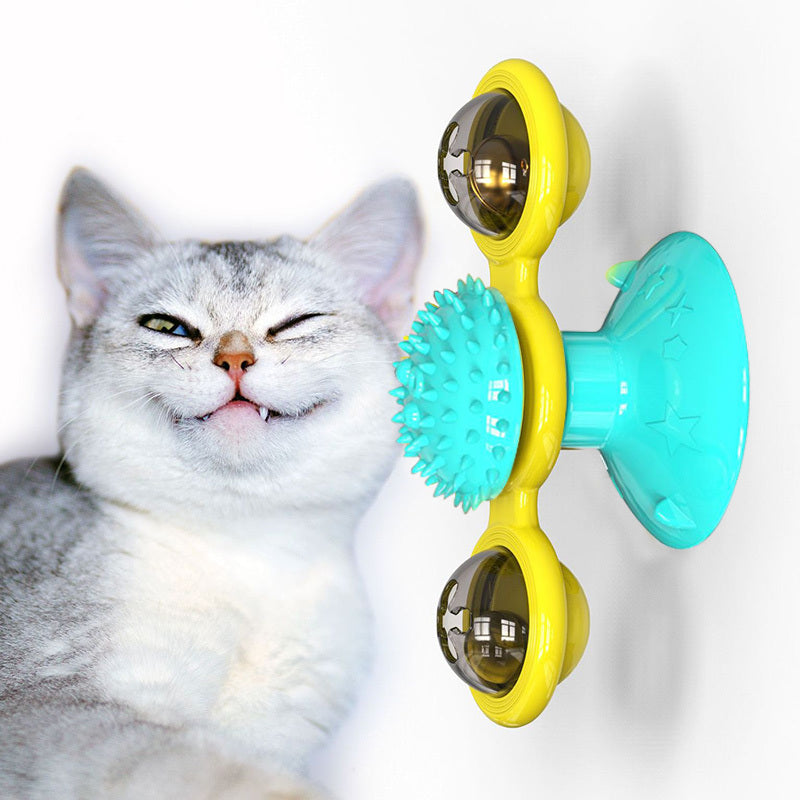 Cat Windmill toy: Scratcher and Tooth Itch Relief