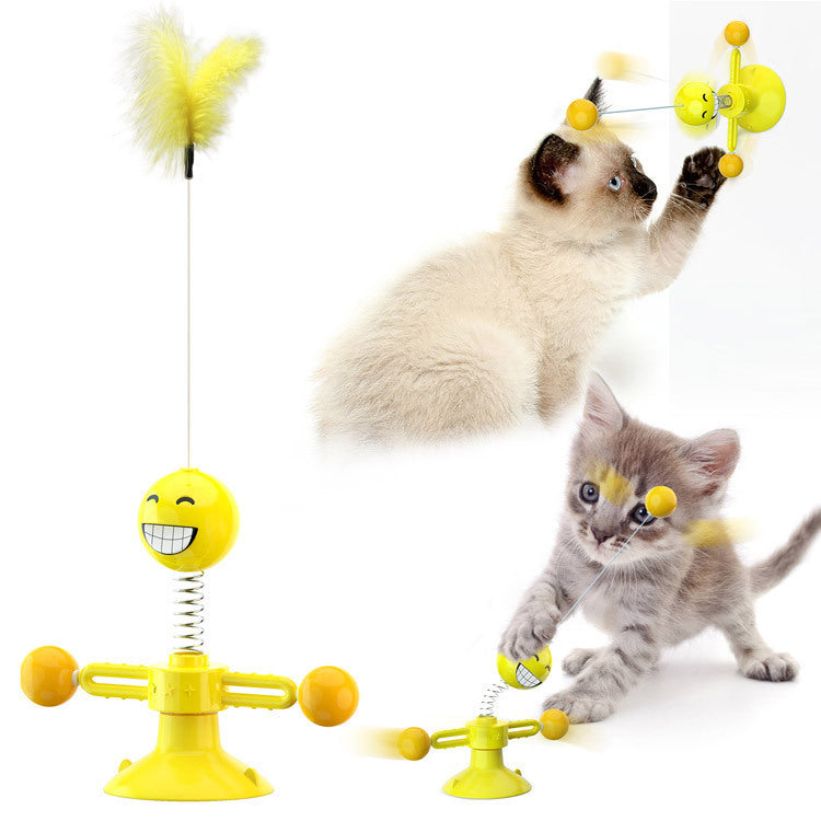 Cat Windmill toy: Scratcher and Tooth Itch Relief