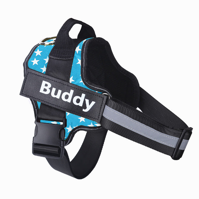Custom No-Pull Reflective Dog Harness Adjustable Vest