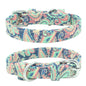 Pet Collar Double Layer Colorful Fabric
