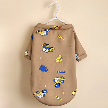 Sweatshirt printed car for pets