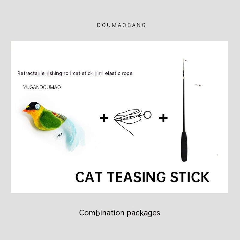 Plush Cat Toy for Stress Relief