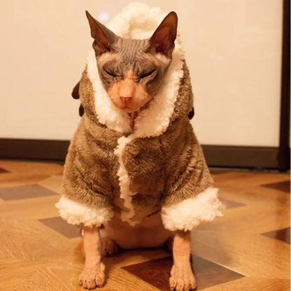 Funny reindeer-shaped coat for pets