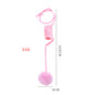 Interactive Cat Toy: Suction Cup Spring with Rabbit Hair Ball