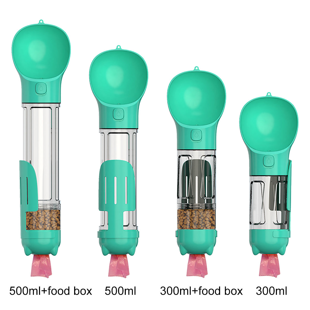 Pet Multi-functional Water Bottle 3 in 1