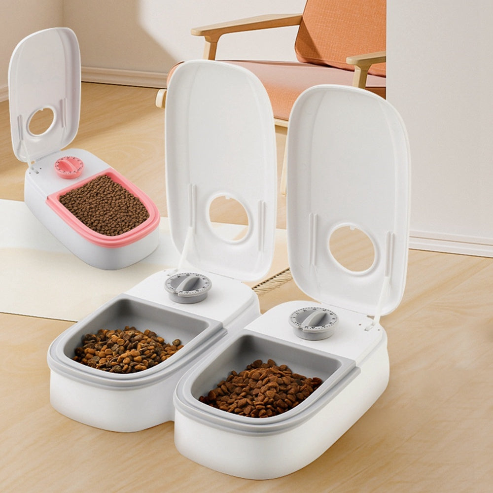 Smart Automatic Pet Feeder with Timer & Stainless Bowl