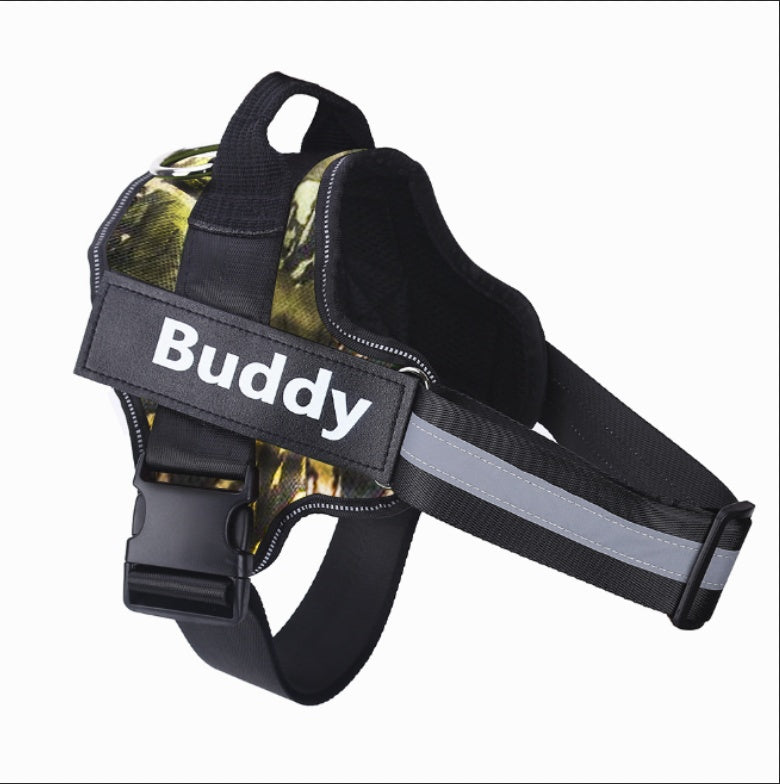 Custom No-Pull Reflective Dog Harness Adjustable Vest