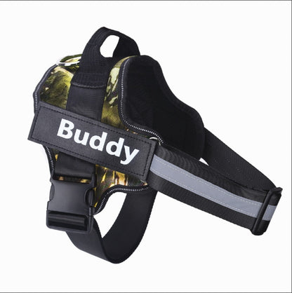 Custom No-Pull Reflective Dog Harness Adjustable Vest