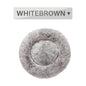 Warm Round Plush Pet Bed | Soft & Washable Fluffy Comfort