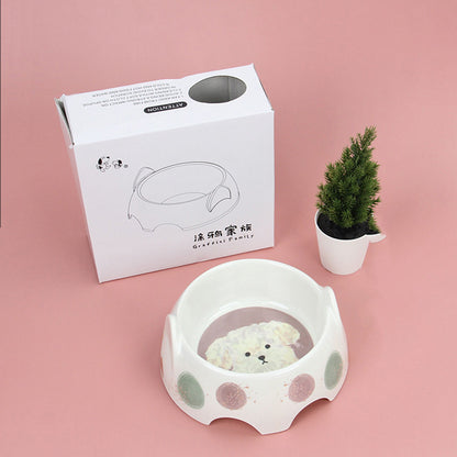 Adorable pet-shaped food bowl