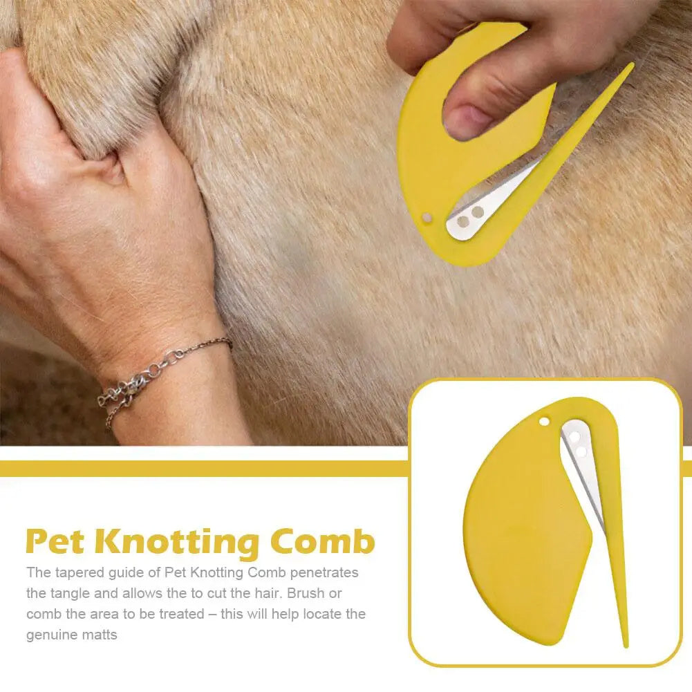 Pet knotting comb