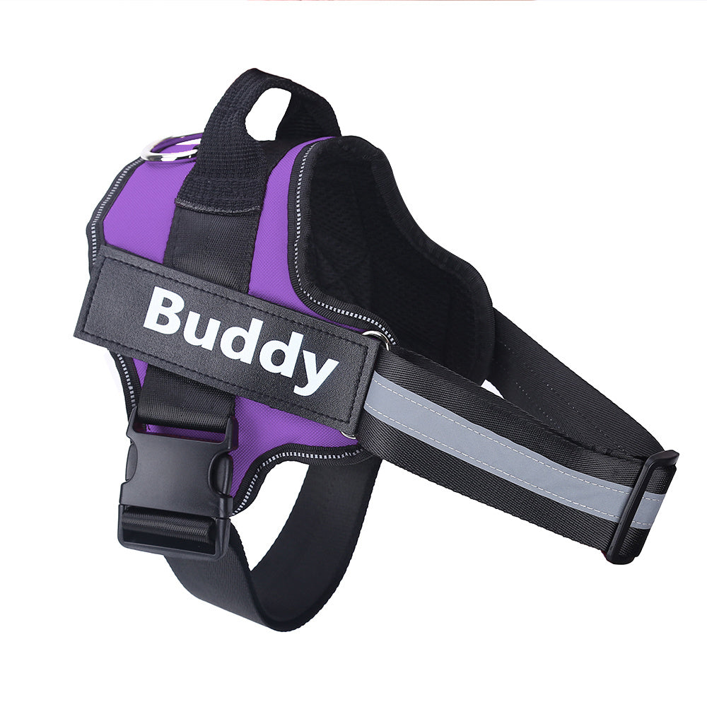 Custom No-Pull Reflective Dog Harness Adjustable Vest