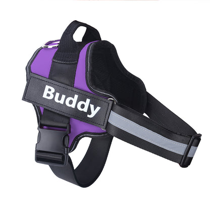 Custom No-Pull Reflective Dog Harness Adjustable Vest