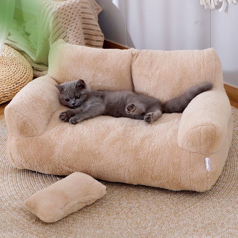 Comfortable Cat Bed | Winter Warm Plush Nest for Pets