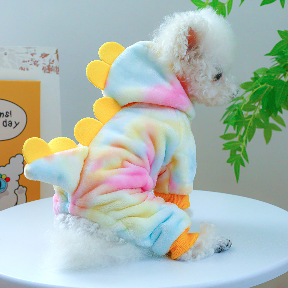 Flower Unicorn Fleece-Lined Pet Costume for Dogs & Cats