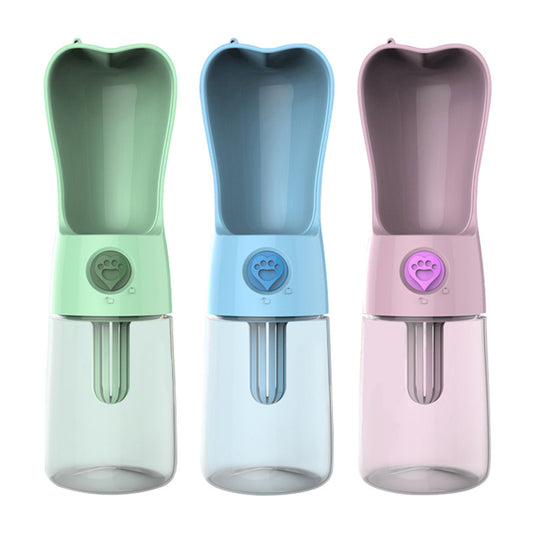 Portable water bottle for pets