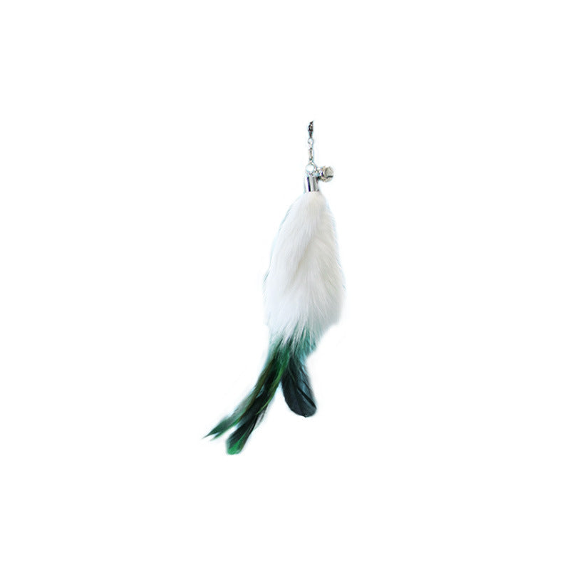 Extendable 180cm Cat-teasing Rod With Replacement Feather Head