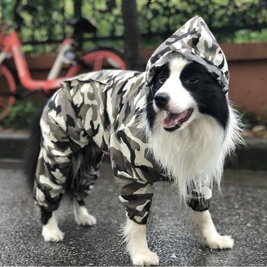 Waterproof Big Dog Raincoat for Border Shepherd | Durable & Stylish