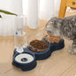 Multi-purpose bowl integrates eating and drinking for pets