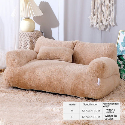 Comfortable Cat Bed | Winter Warm Plush Nest for Pets