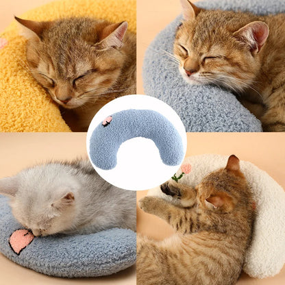 Fashionable U-Shaped Neck Protector & Headrest Cat Pillow