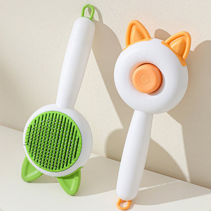 Self-Cleaning Pet Brush & Hair Remover for Dogs & Cats