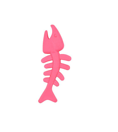 Fishbone Shape Rubber Toy Bite-resistant Teeth Cleaner