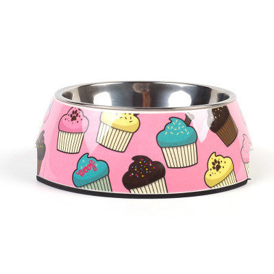 Stainless steel pet bowl