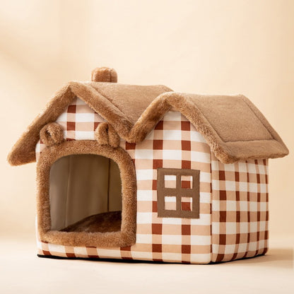 Warm Foldable Dog House - Winter Pet Bed & Cat Sofa